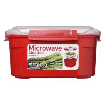 SISTEMA Microwave Naparovacia krabička červená 2,4 l