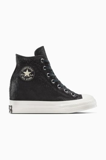 Tenisky Converse Chuck 70 Pony Hair čierna farba, A12561C