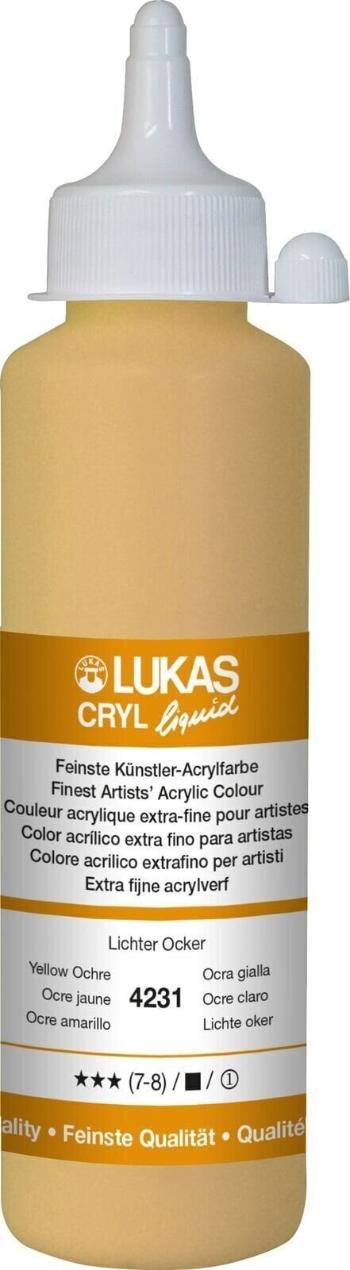 Lukas Cryl Liquid Akrylová farba Yellow Ochre 250 ml 1 ks