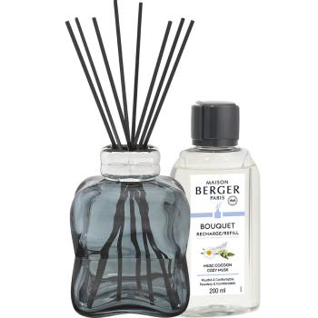 Maison Berger Paris Darčeková sada aróma difuzér Cosy Blue + náplň Cozy Musk 200 ml