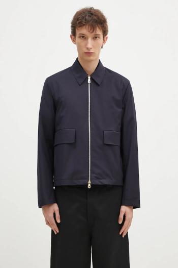 Vlnená bunda Paul Smith tmavomodrá farba, prechodná, M1R-031Z-N00041