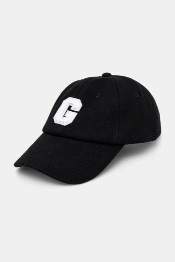 Bavlnená šiltovka Guess čierna farba, s nášivkou, AW5258 COT01