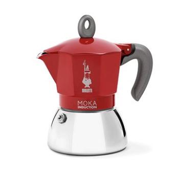 Bialetti New Moka Indukcia 2 porcie červená (990006942)