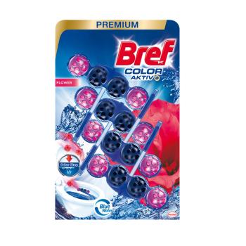 Bref WC blok Color Aktiv Flower 4x50 g