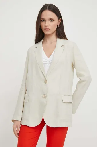 Ľanové sako United Colors of Benetton