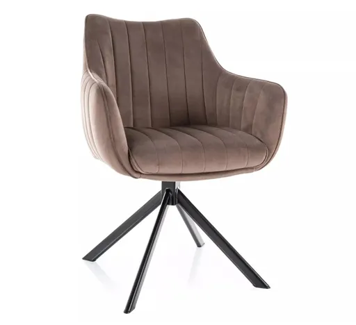 Signal Stolička AZALIA VELVET | cappuccino