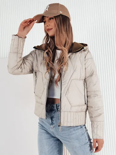 FALES dámska bunda sivá Dstreet TY4233