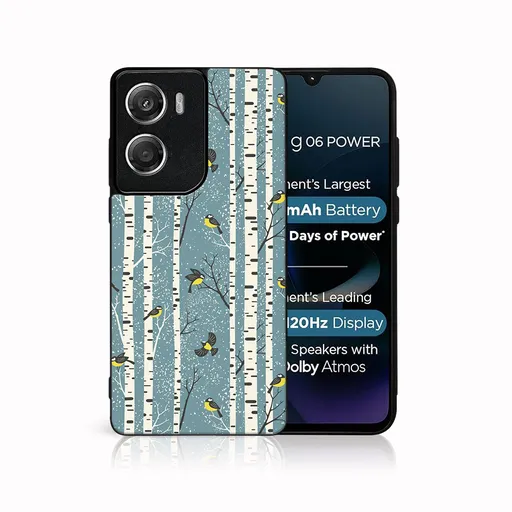 MY ART Kryt s vianočným dizajnom Motorola Moto G06 / G06 Power BIRCH (072)