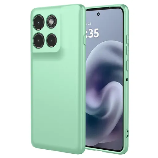 PROTEMIO TPU Kryt pre Motorola Moto G86 Power 5G svetlozelený