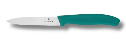 VICTORINOX Nôž na ovocie a zeleninu 10 cm VICTORINOX Polypropylen 10 cm  Tyrkysová