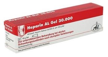 HEPARIN AL 30 000 gél 100 g