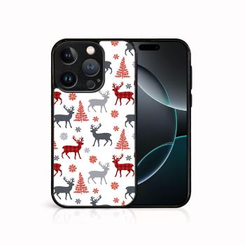 MY ART Kryt s vianočným dizajnom Apple iPhone 16 Pro DEER (068)