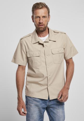 Brandit US Shirt Ripstop shortsleeve beige - 4XL