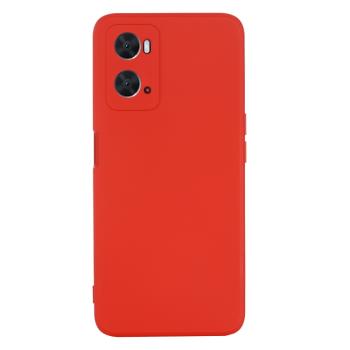 RUBBER Ochranný kryt pre Oppo A96 červený