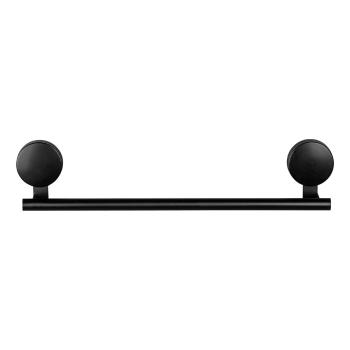 Static-Loc® Pavia fekete fali törölközőtartó, szélesség 40 cm - Wenko