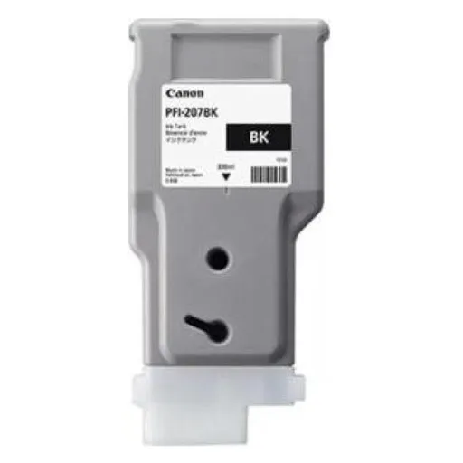 CANON PFI-207 BK - originálna cartridge, čierna, 300ml