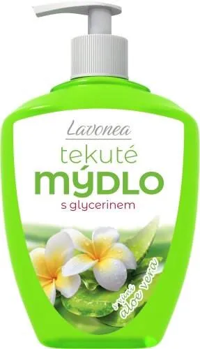 Mydlo tekuté Lavonea zelené aloe vera 500ml