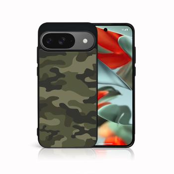 MY ART Ochranný kryt pre Google Pixel 9 GREEN CAMO (235)