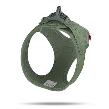 CURLI Postroj pro psy se sponou Air-Mesh Moss 3XS, 1,5-3 kg