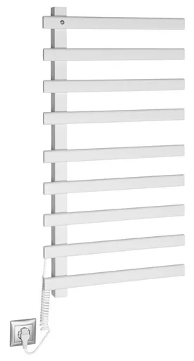 SAPHO - ELCOR elektrický sušiak uterákov 480x920x50 128 W, biela mat EB450