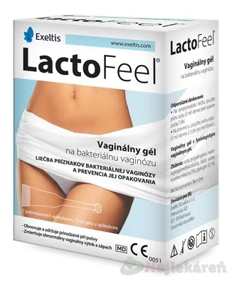 LactoFeel vaginálny gél 7 x 5 ml + utierky pre intímnu hygienu