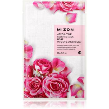 Mizon Joyful Time Rose hydratačná plátienková maska pre stiahnuté póry 23 g