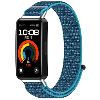 NYLON Vymeniteľný remienok pre Huawei Band 10 / Band 9 / Band 8 modrý