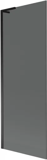 MEXEN/S - Next L vaňová zástena FIX 70 x 150, grafit, čierna 895-070-000-03-40-70