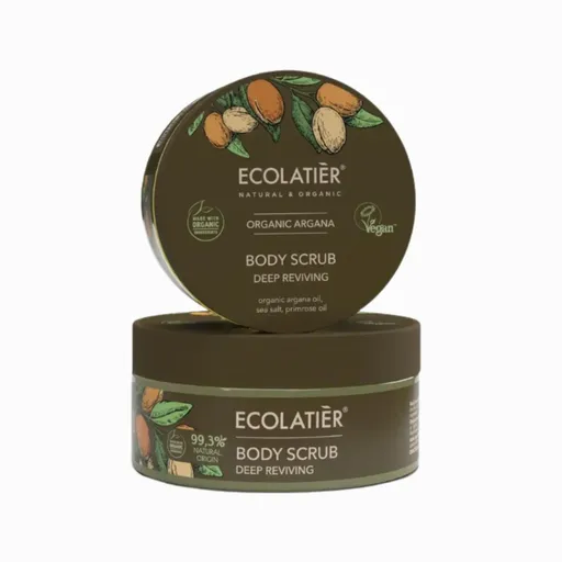 Telový peeling hĺbkovo vyživujúci Organic Argana- 300g - Ecolatier