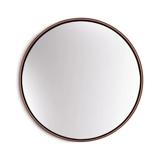 Casa Chic Fournier Nástenné zrkadlo s kovovým rámom okrúhle 58.8 x 58.8 cm