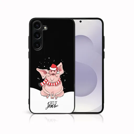 MY ART Kryt s vianočným dizajnom Samsung Galaxy S25 Plus 5G LET IT SNOW (075)