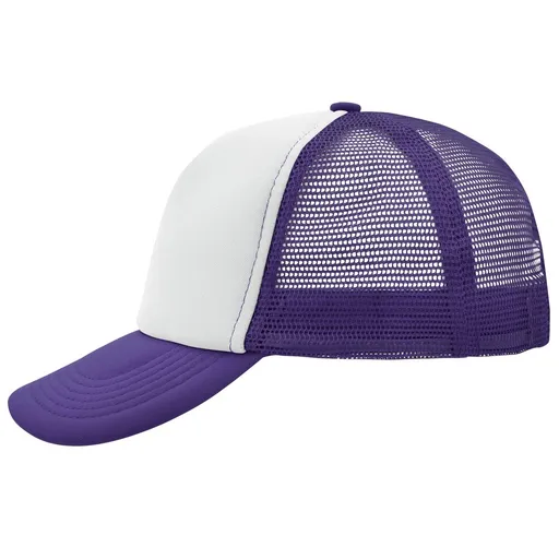 Myrtle Beach (Daiber) 5 panelová šiltovka MB070 - Biela / orgovánová | uni