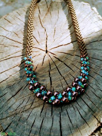 Nyaklánc swarovski biconokkal