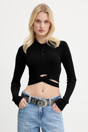 Sveter Miss Sixty čierna farba, ľahké, 6S2RJ03800