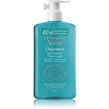 AVENE Cleanance Čistiaci gél na citlivú pleť so sklonom k akné 400 ml (3282770207774)