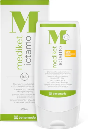 Mediket Ictamo Shampoo proti lupinám a na seboreu 80 ml