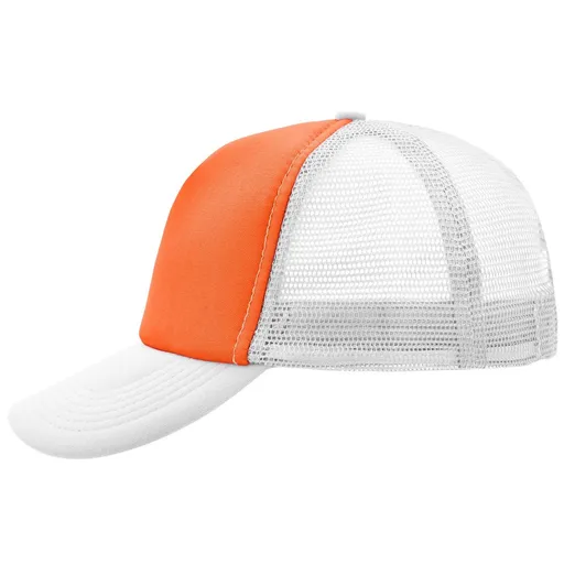 Myrtle Beach (Daiber) 5 panelová šiltovka MB070 - Oranžová / biela | uni