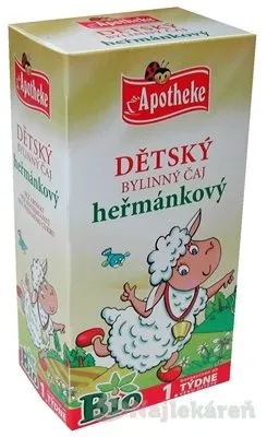 APOTHEKE BIO DETSKÝ BYLINNÝ ČAJ RUMANČEKOVÝ, 20x1 g