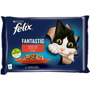 Felix Fantastic s hovädzím a kuraťom v želé 4× 85 g (7613039778074)