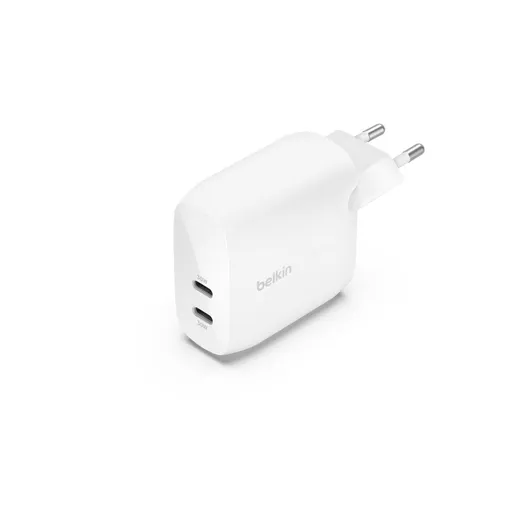 Belkin BOOST CHARGE™ Duálna 60W USB-C Power Delivery PPS nástenná nabíjačka, biela