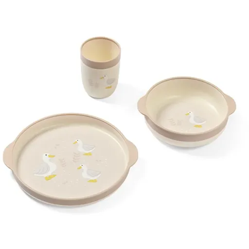 BabyOno Be Active Feeding Set Farmer jedálenská súprava 12m+ 3 ks