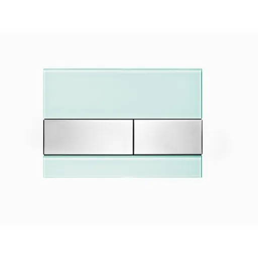 Tece Square ovládacie tlačidlo sklo v zelenej farbe 9240804 9.240.804
