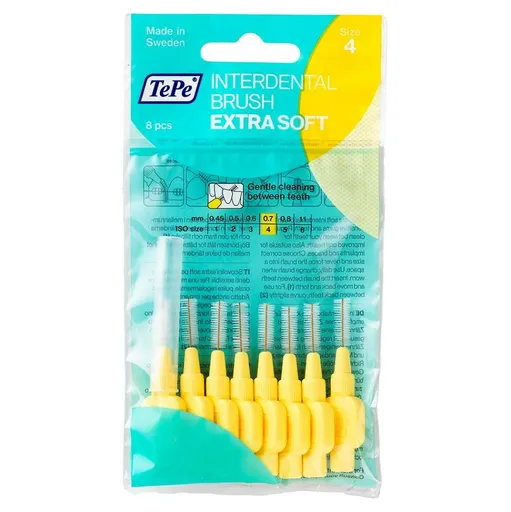 TEPE Medzizubné kefky EXTRA SOFT 0,7 mm 8 ks