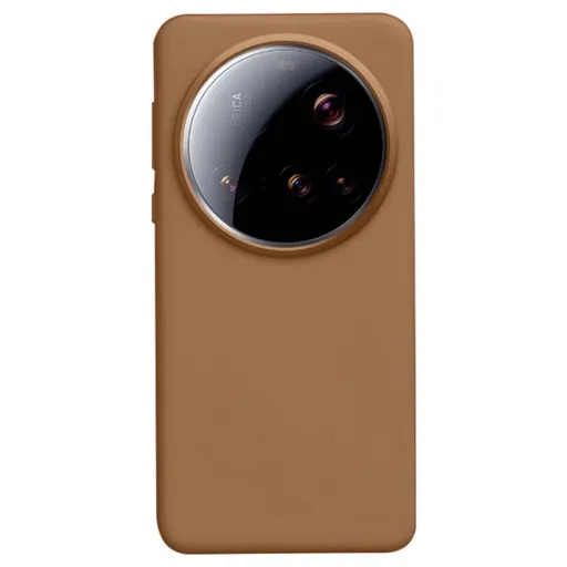 PROTEMIO LIQUID SILICONE Kryt pre Xiaomi 15 Ultra hnedý