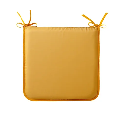 Súprava 2 jednofarebných štvorcových sedákov na stoličku