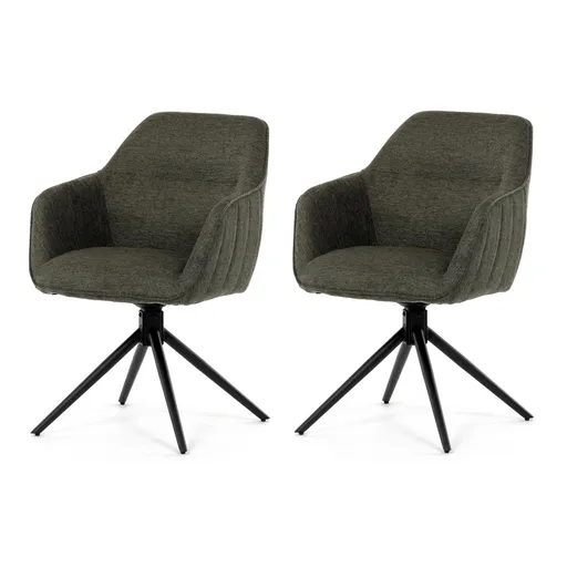 Sada jedálenských stoličiek s vratným mechanizmomHC-536 GRN2, 2 ks