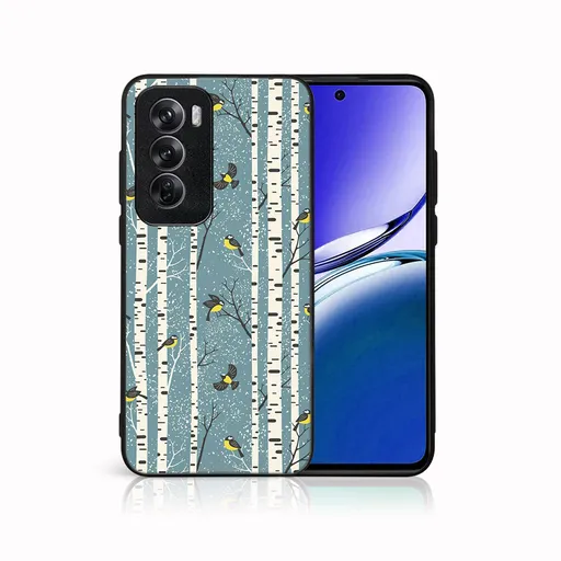 MY ART Kryt s vianočným dizajnom Oppo Reno12 5G BIRCH (072)