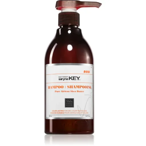 Saryna Key Pure African Shea Butter Color Lasting šampón pre farbené vlasy s bambuckým maslom 500 ml