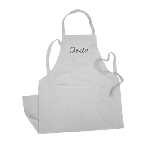 Kuchynská zástera s výšivkou