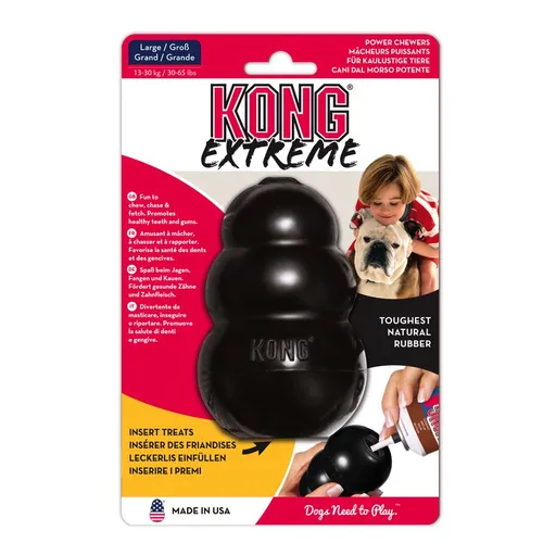 Hračka Kong Dog Extreme dental granát čierny, guma prírodná, L 13-30kg
